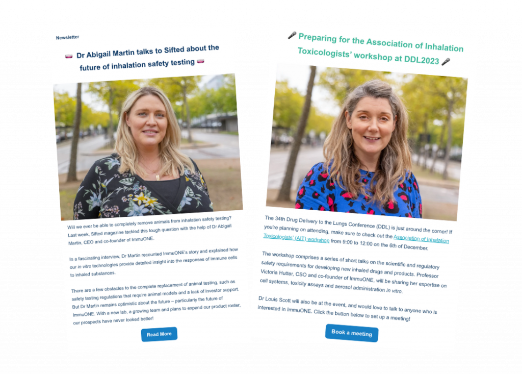 Example newsletter